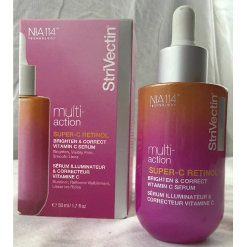 JUMBO 1.7oz StriVectin Super-C Retinol Brighten Correct Vitamin C Serum W/ Box